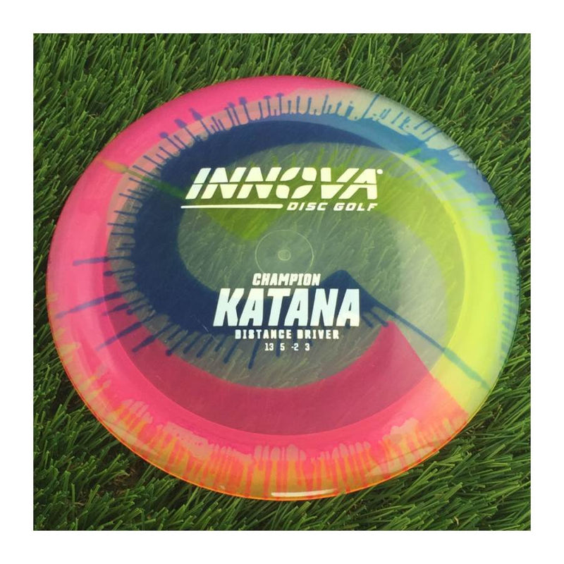 Innova Champion I-Dye Katana with Burst Logo Stock Stamp - 168g - Translucent Dyed