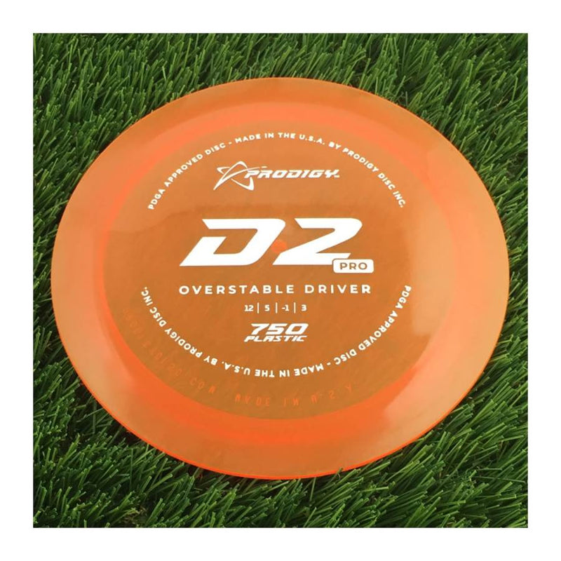 Prodigy 750 D2 Pro - 172g - Translucent Orange