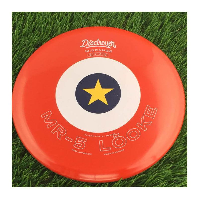 Disctroyer A-Medium Skylark / Looke MR-5 with Looke Stamp - 173g - Solid Red