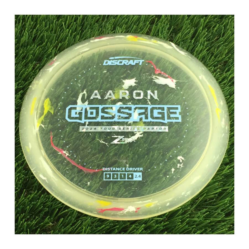 Discraft Jawbreaker Z FLX Raptor with Aaron Gossage 2024 Tour Series Stamp - 174g - Translucent Dyed