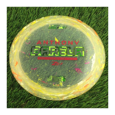 Discraft Jawbreaker Z FLX Venom with Anthony Barela 2024 Tour Series Stamp - 174g - Translucent Muted Yellow