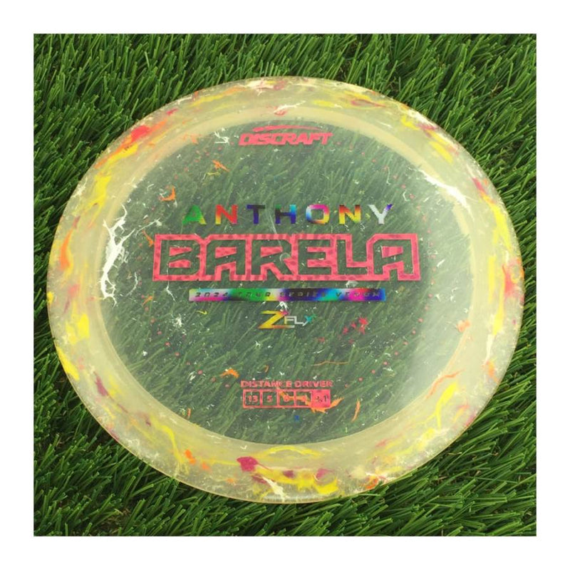 Discraft Jawbreaker Z FLX Venom with Anthony Barela 2024 Tour Series Stamp - 174g - Translucent Muted Orange