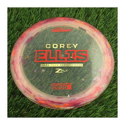 Discraft Jawbreaker Z FLX Force with Corey Ellis 2024 Tour Series Stamp - 174g - Translucent Pink