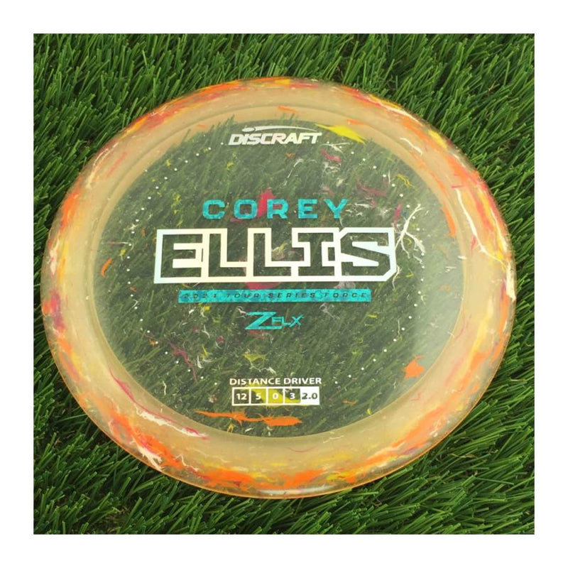 Discraft Jawbreaker Z FLX Force with Corey Ellis 2024 Tour Series Stamp - 174g - Translucent Orange