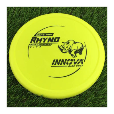 Innova Soft Pro Rhyno with Burst Logo Stock Character Stamp - 175g - Solid Yellow