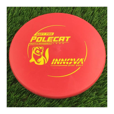 Innova Soft Pro Polecat with Burst Logo Stock Character Stamp - 172g - Solid Red