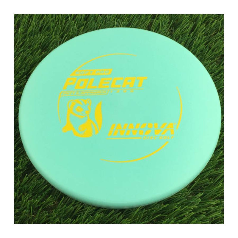 Innova Soft Pro Polecat with Burst Logo Stock Character Stamp - 175g - Solid Light Blue