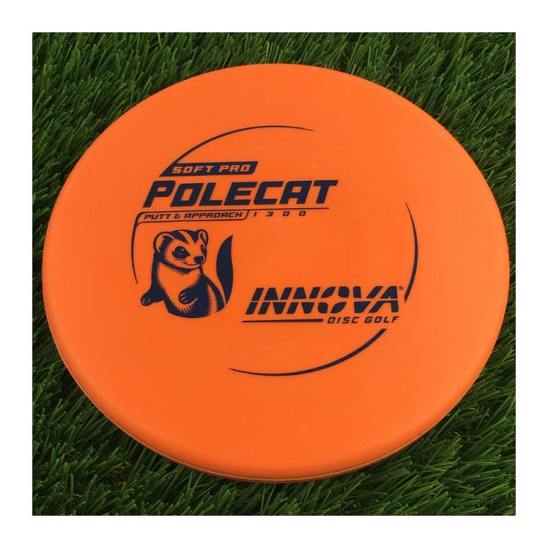 Innova Soft Pro Polecat with Burst Logo Stock Character Stamp - 175g - Solid Orange