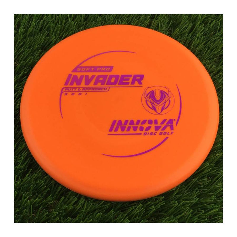 Innova Soft Pro Invader with Burst Logo Stock Character Stamp - 175g - Solid Orange