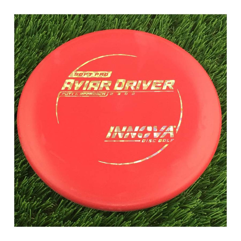 Innova Soft Pro Aviar Driver with Burst Logo Stock Stamp - 175g Red