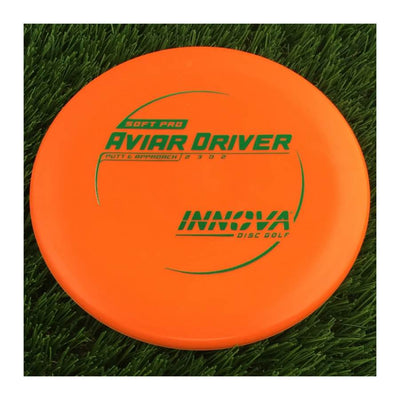 Innova Soft Pro Aviar Driver with Burst Logo Stock Stamp - 175g Orange