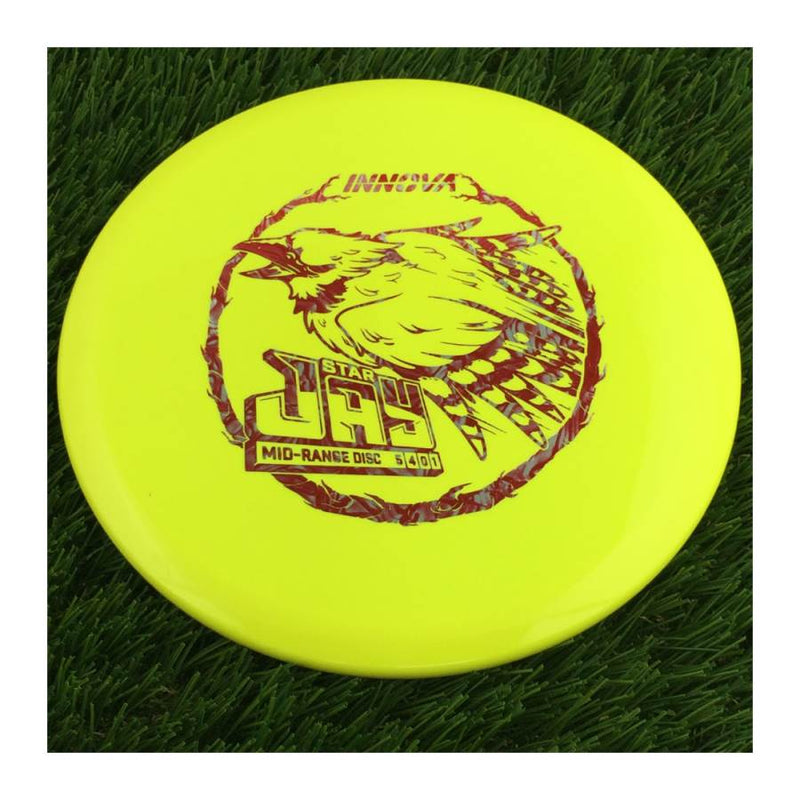 Innova Star Jay with Burst Logo Stock Stamp - 167g Yellow