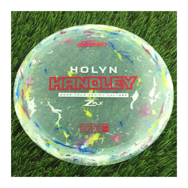 Discraft Jawbreaker Z FLX Vulture with Holyn Handley 2024 Tour Series Stamp - 174g - Translucent Light Blue