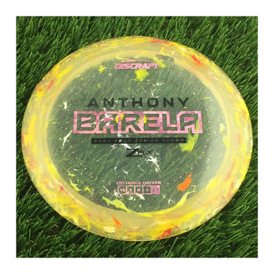 Discraft Jawbreaker Z FLX Venom with Anthony Barela 2024 Tour Series Stamp - 174g - Translucent Muted Orange