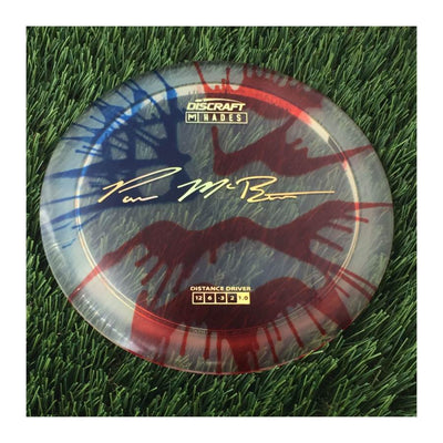 Discraft Elite Z Fly-Dyed Hades with Paul McBeth Large Signature Stamp - 172g - Translucent Flag