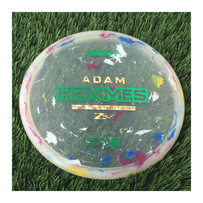 Discraft Jawbreaker Z FLX Zone with Adam Hammes 2024 Tour Series Stamp - 174g - Translucent Varies