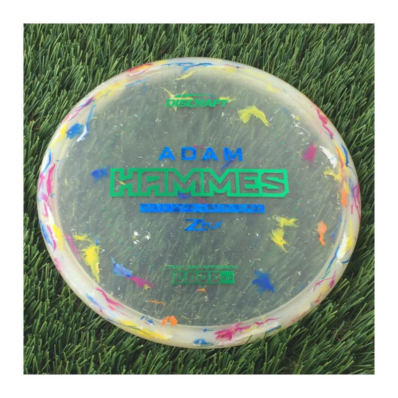 Discraft Jawbreaker Z FLX Zone with Adam Hammes 2024 Tour Series Stamp - 174g - Translucent Varies