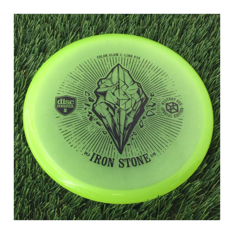 Discmania C-Line Color Glow P3X with Iron Stone - Mystery Box Special Edition Stamp - 173g - Translucent Pale Green