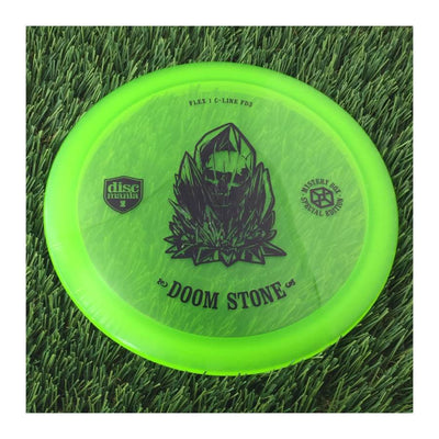 Discmania Flex 1 C-Line FD3 with Doom Stone - Mystery Box Special Edition Stamp - 174g - Translucent Green