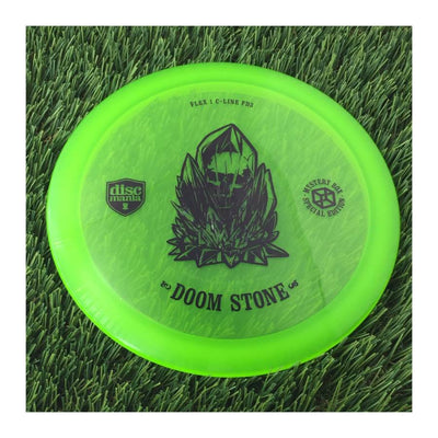 Discmania Flex 1 C-Line FD3 with Doom Stone - Mystery Box Special Edition Stamp - 173g - Translucent Green