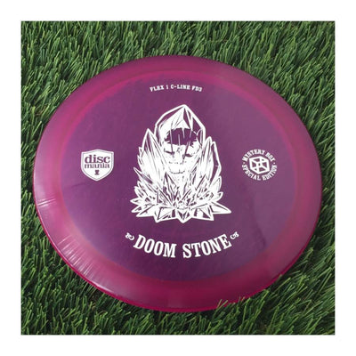 Discmania Flex 1 C-Line FD3 with Doom Stone - Mystery Box Special Edition Stamp - 173g - Translucent Purple