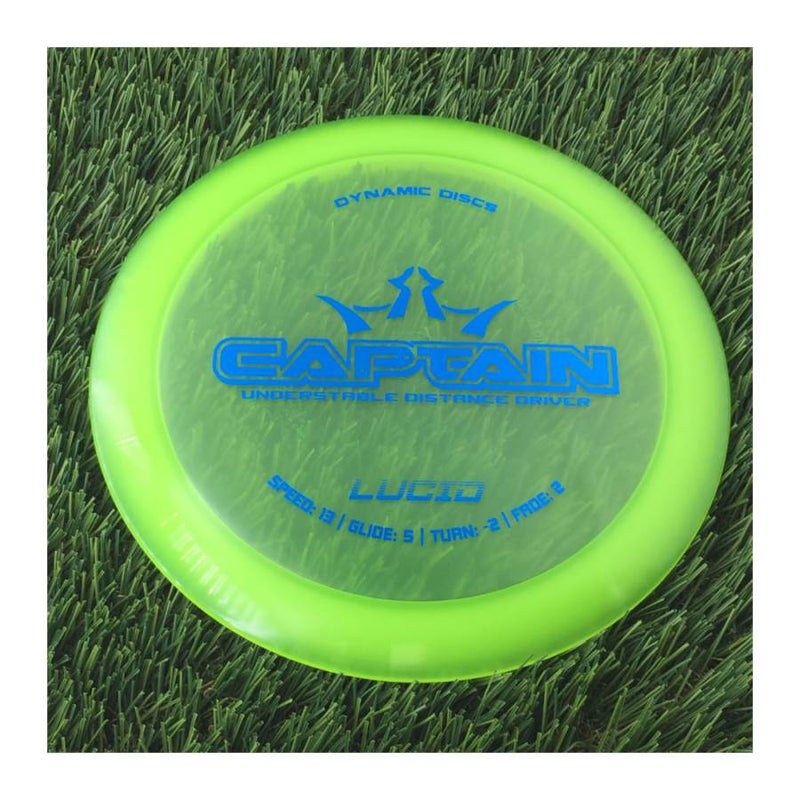 Dynamic Discs Lucid Captain - 173g - Translucent Pale Green