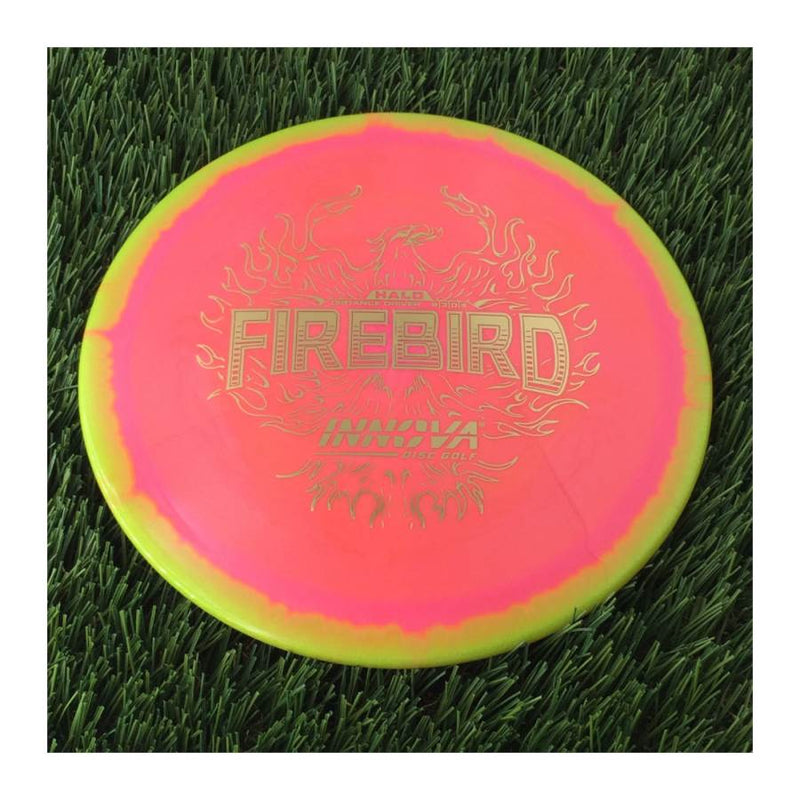 Innova Halo Star Firebird with Burst Logo Stock Stamp - 169g Orangish Pink