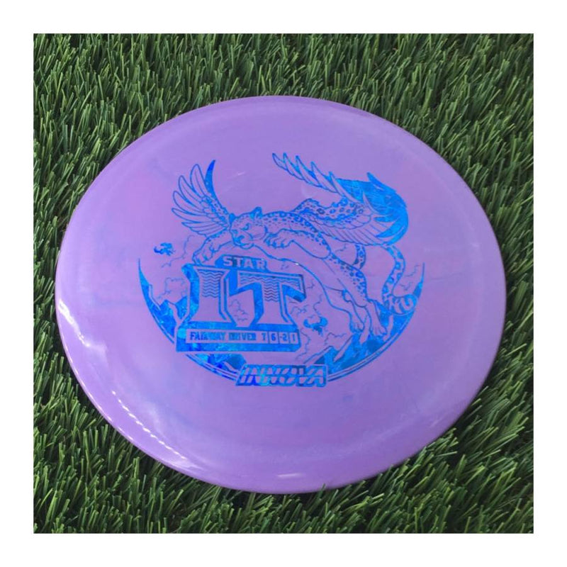 Innova Star IT with Burst Logo Stock Stamp - 166g Purple