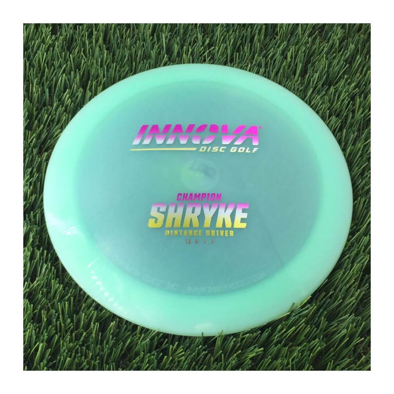 Innova Champion Champion Shryke with Burst Logo Stock Stamp - 175g - Translucent Light Blue