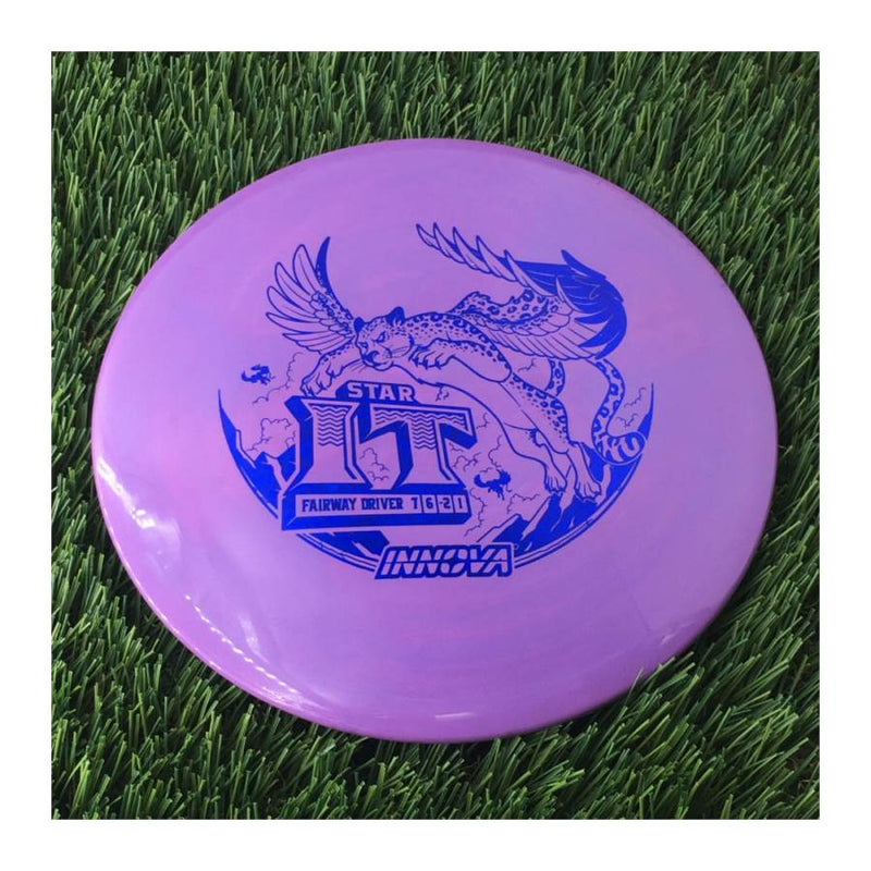 Innova Star IT with Burst Logo Stock Stamp - 175g Purple