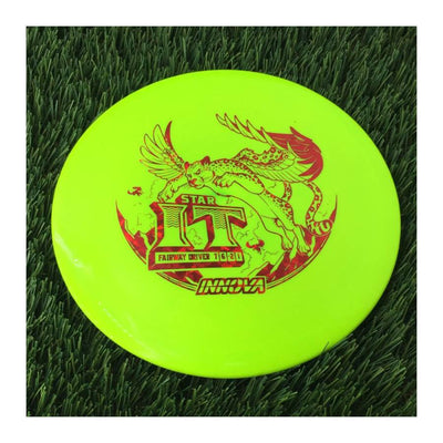 Innova Star IT with Burst Logo Stock Stamp - 175g Neon Green