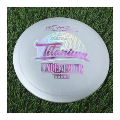 Discraft Titanium Undertaker with Paul McBeth - 5x World Champion Signature Stamp