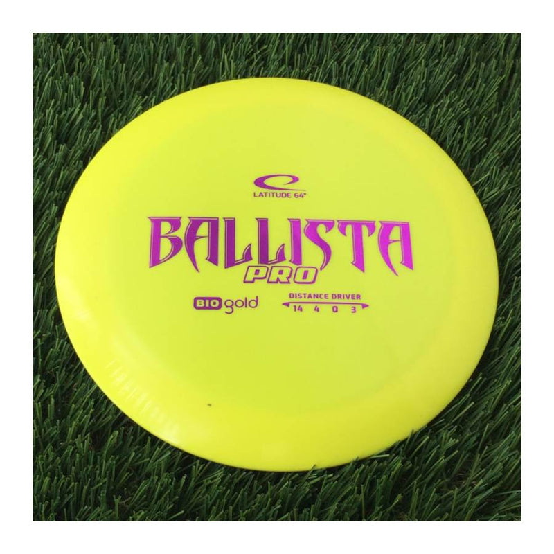 Latitude 64 Gold Line Bio Ballista Pro - 173g Yellow