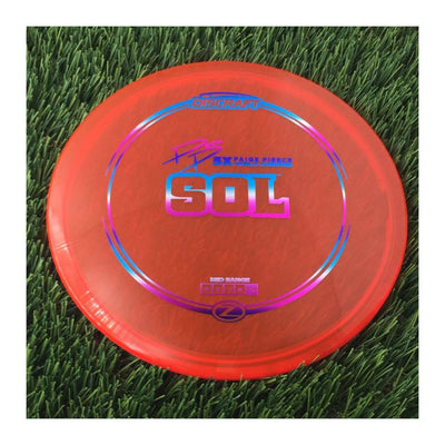 Discraft Elite Z Sol with PP 29190 5X Paige Pierce World Champion Stamp - 166g - Translucent Red