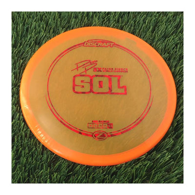 Discraft Elite Z Sol with PP 29190 5X Paige Pierce World Champion Stamp - 166g - Translucent Orange