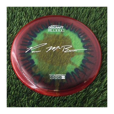 Discraft Elite Z Fly-Dyed Luna with Paul McBeth Large Signature Stamp - 174g - Translucent Dyed