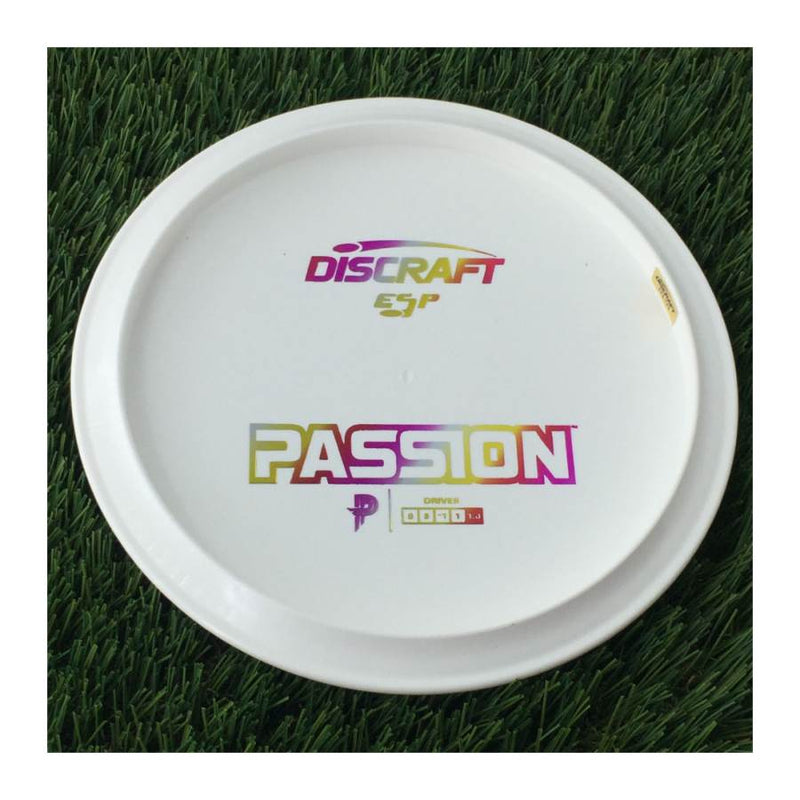 Discraft ESP Passion with Dye Line Blank Top Bottom Stamp - 174g White