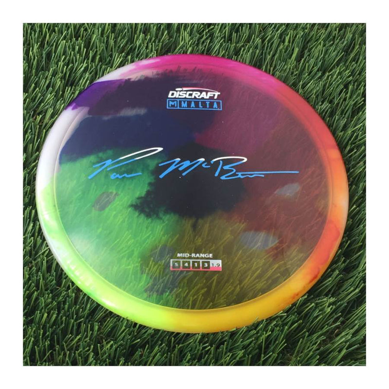 Discraft Elite Z Fly-Dyed Malta with Paul McBeth Large Signature Stamp - 176g - Translucent Dyed