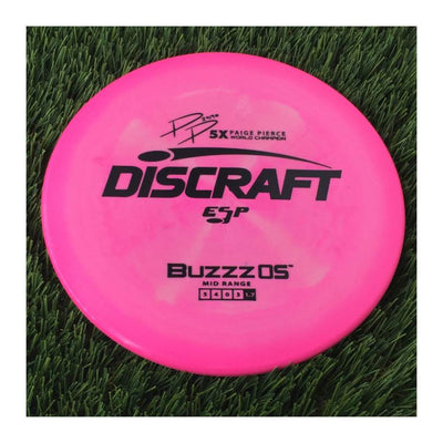 Discraft ESP BuzzzOS with PP 29190 5X Paige Pierce World Champion Stamp - 169g Pink