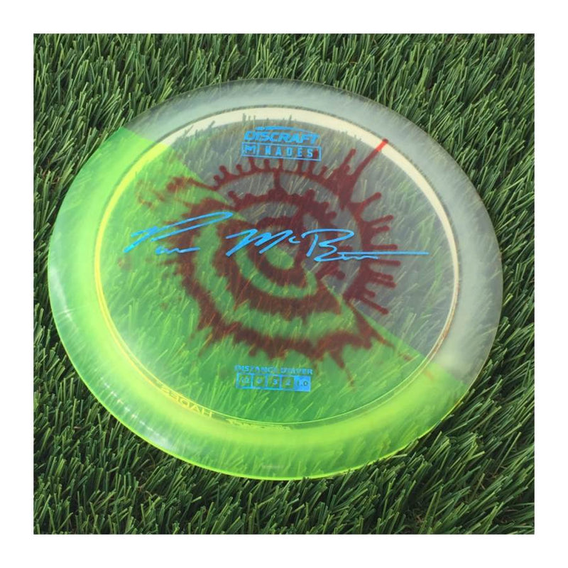 Discraft Elite Z Fly-Dyed Hades with Paul McBeth Large Signature Stamp - 172g - Translucent Dyed