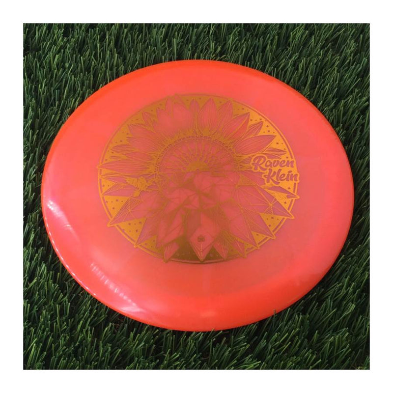 Dynamic Discs Lucid Chameleon Escape with Raven Klein Team Series 2024 Stamp - 174g Orange