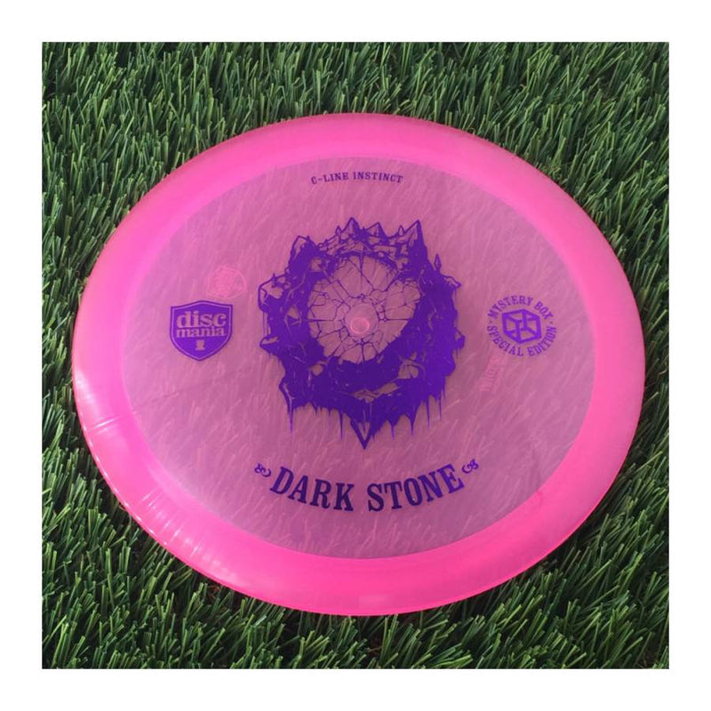 Discmania Evolution C-Line Instinct with Dark Stone - Mystery Box Special Edition Stamp - 175g - Translucent Pink