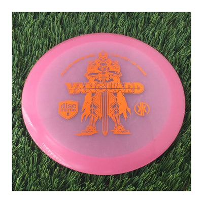 Discmania C-Line Color Glow Reinvented Vanguard with Kyle Klein Creator Series - Powerful Knight Stamp - 176g - Translucent Pale Pink