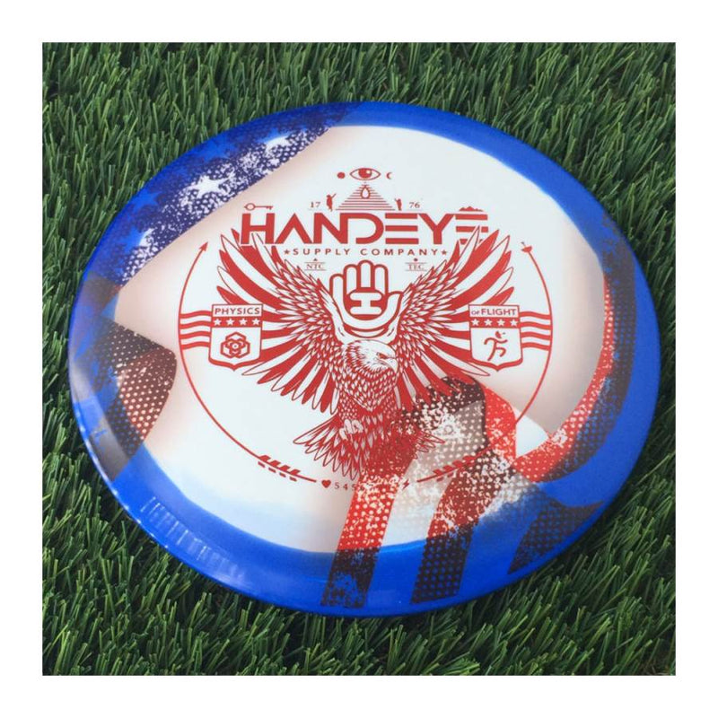 Dynamic Discs Fuzion Orbit EMAC Truth with HSCo 4th of July Special Holiday Release Stamp - 177g Flag