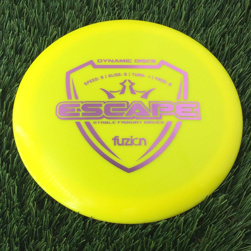 Dynamic Discs Fuzion Escape - 175g Yellow