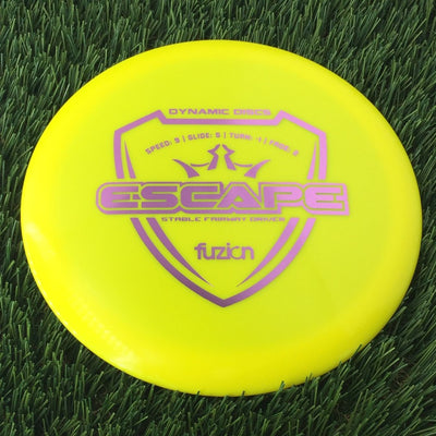 Dynamic Discs Fuzion Escape - 173g Yellow