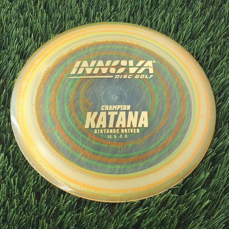 Innova Champion I-Dye Katana with Burst Logo Stock Stamp - 170g - Translucent Dyed