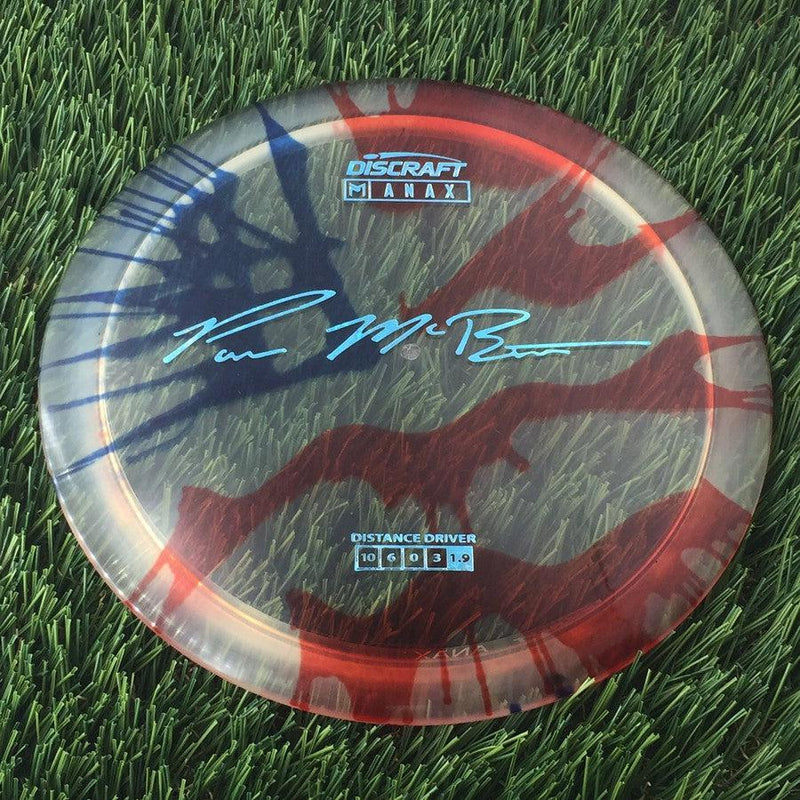 Discraft Elite Z Fly-Dyed Anax with Paul McBeth Large Signature Stamp - 172g - Translucent Flag