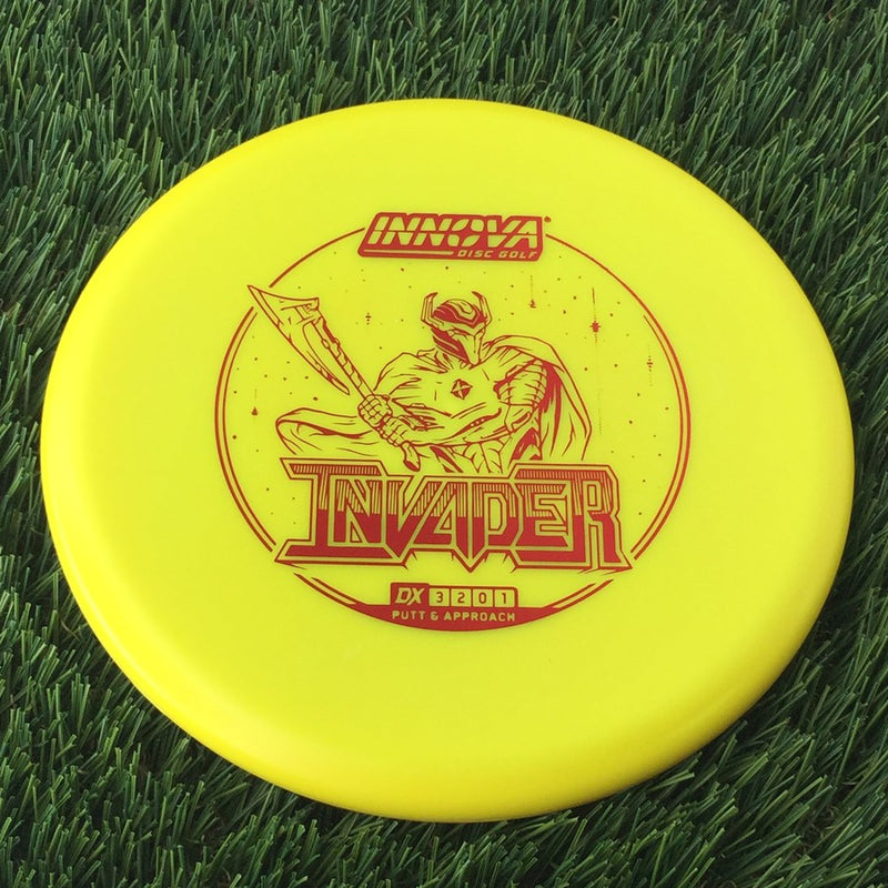 Innova DX Invader with Burst Logo Stock Stamp - 147g Yellow