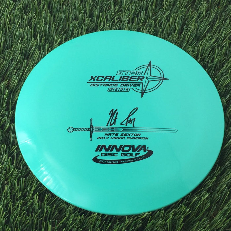 Innova Star Xcaliber with Nate Sexton 2017 USDGC Champion - Sexcaliber Stamp - 175g Teal Green